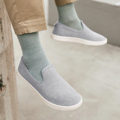 Shop Allbirds Men's Wool Slip On Shoes In Bark Grey