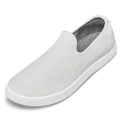 Shop Allbirds Men's Tree Slip On Shoes In Kaikoura White