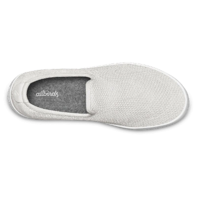 Shop Allbirds Men's Tree Slip On Shoes In Kaikoura White