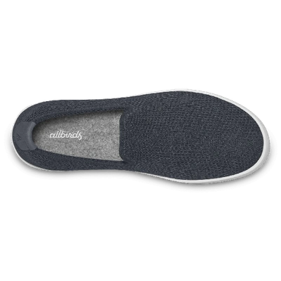 Shop Allbirds Men's Tree Slip On Shoes In Navy Night Black