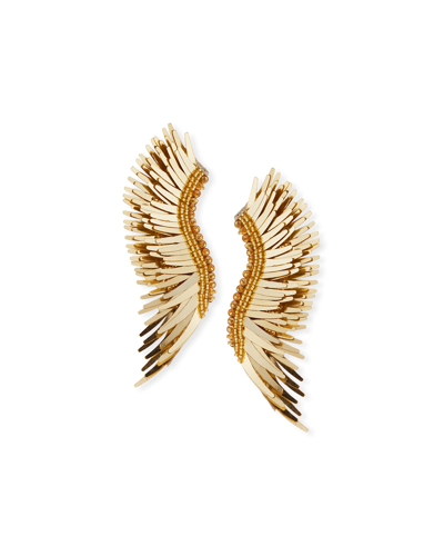 Shop Mignonne Gavigan Madeline Beaded Statement Earrings In Gold