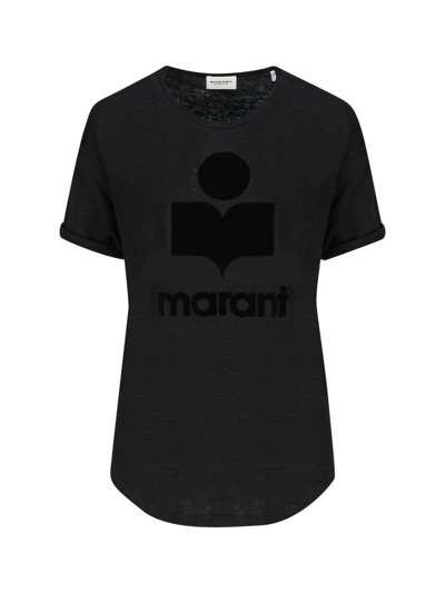 Shop Isabel Marant Étoile Isabel Marant Etoile T-shirts And Polos In Black