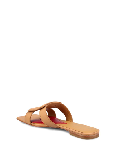 Shop Roger Vivier Sandals In Clear Leather.