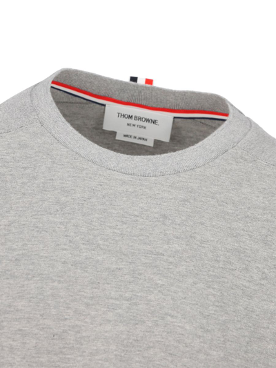 Shop Thom Browne T-shirts And Polos In Gray