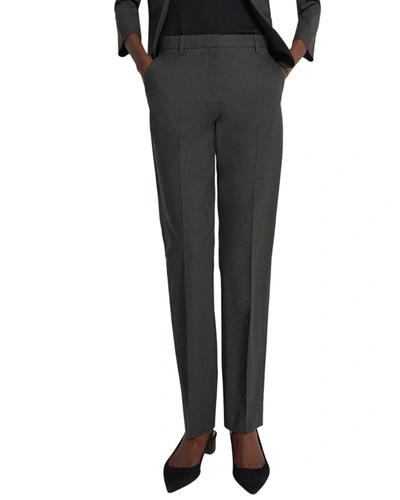 Shop Theory Treeca Full-length Wool-blend Pant In Grey