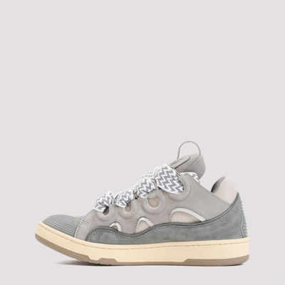 Shop Lanvin Curb Sneakers Shoes In Grey