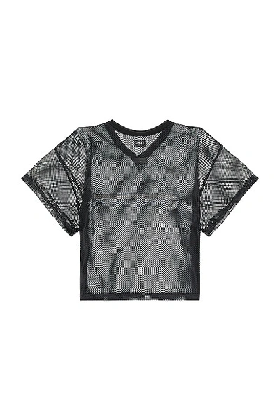 Shop Norwood Kiedis Cropped Football Jersey In Black