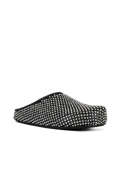 Marni Black Leather Fussbett Loafers In Black