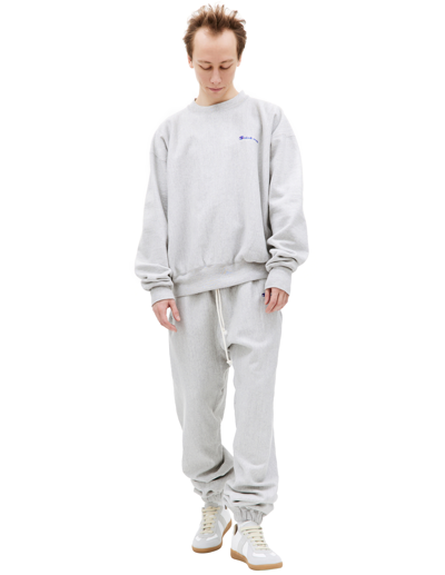 Shop Saint Michael Logo Cotton Sweatshirt In Grey
