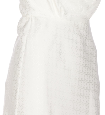 Shop Elisabetta Franchi Dresses In Bianco