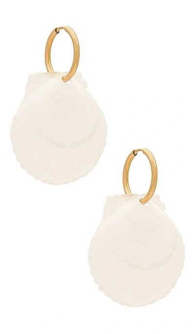 Shop Casa Clara Odette Earring In Ivory Shell