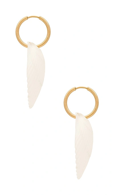 Shop Casa Clara Odette Earring In Ivory Shell