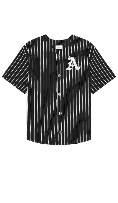 Shop Askyurself Banned Baseball Shirt In Black
