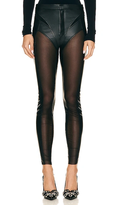 Shop Lamarque Celicia Faux Leather Leggings In Black