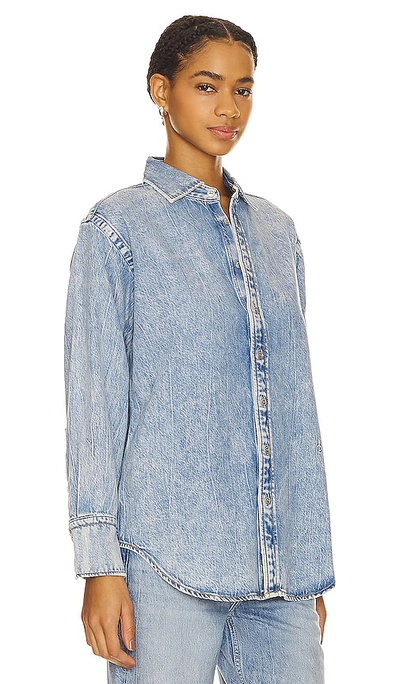 Shop Rag & Bone Featherweight Diana Shirt In Blue