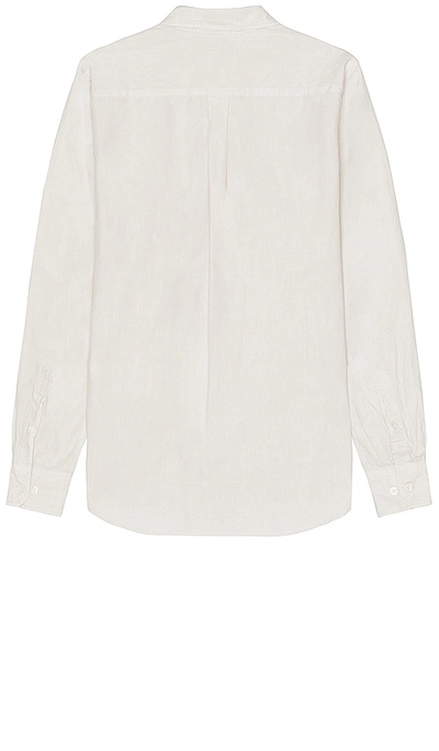 Shop Norse Projects Osvald Cotton Tencel Shirt In White