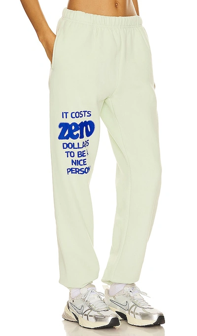 The Mayfair Group It Costs $0.00 Sweatpants In Seafoam