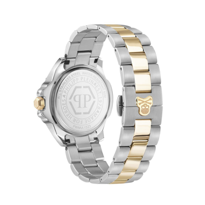 Pre-owned Philipp Plein Women's Watch Analog Quartz The $ Kull 1 5/8in Pwnaa1523 Steel