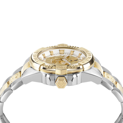 Pre-owned Philipp Plein Women's Watch Analog Quartz The $ Kull 1 5/8in Pwnaa1523 Stainless