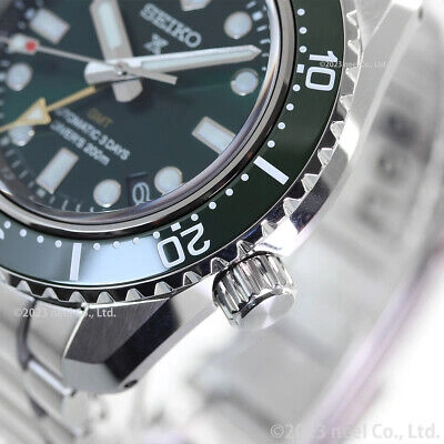 Pre-owned Seiko Prospex Sbej009 Green Diver Scuba Gmt 1968 Men's Watch In Box