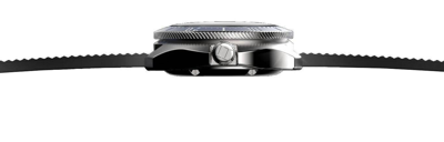 Pre-owned Ratio Sports X Automatic Diver's Blue Dial Rtx003 Men's Watch Silver Bezel Case