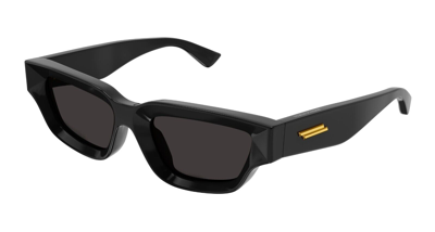 Pre-owned Bottega Veneta Bv1250s Black/grey (001) Sunglasses In Gray