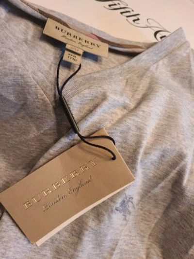 Pre-owned Burberry $399  Limited Edition T Shirt Men Size 3xl Gray In Purple