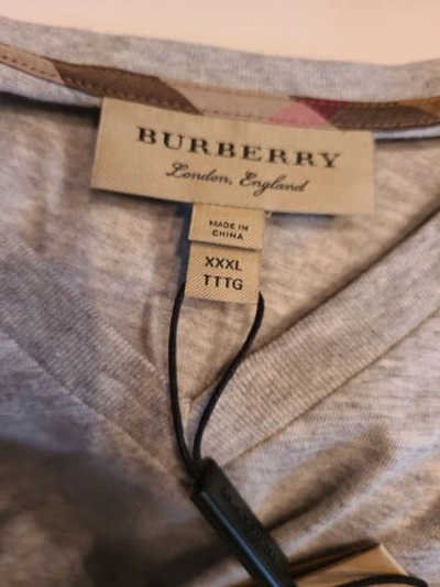 Pre-owned Burberry $399  Limited Edition T Shirt Men Size 3xl Purple