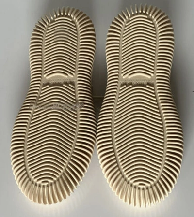 Pre-owned Bottega Veneta $920  Men's Tech Knit Cane Sugar Sneakers 12 Us (45 Eu) 690112