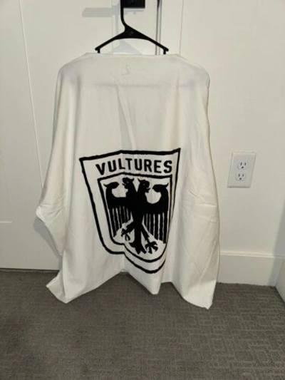 Pre-owned Yeezy Kanye West Vultures Album Sweater- Listening Rave Exclusive In White