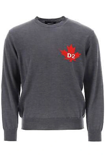 Pre-owned Dsquared2 Sweater  Men Size M S74ha1371s18332 964dg Grey In Gray