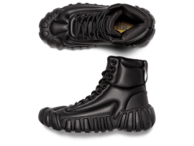 Pre-owned Onitsuka Tiger 1183c181.001 Black/black Dentigre Puff Boot Flytefoam Propel
