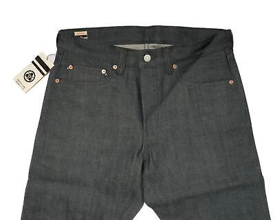 Pre-owned Momotaro $315 14oz Gray Selvedge Denim Jeans Natural Tapered 0605-70g 36