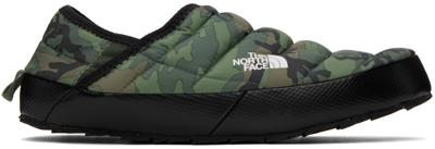 Shop The North Face Khaki Thermoball Traction V Loafers In 33u Thyme Brushwood