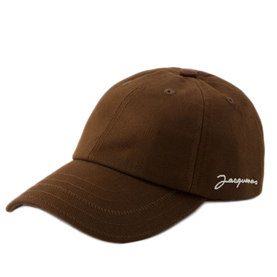 Shop Jacquemus Hat - Cotton - Brown In Black