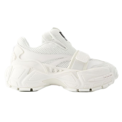 Shop Off-white Glove Slip On Sneakers - Leather - White