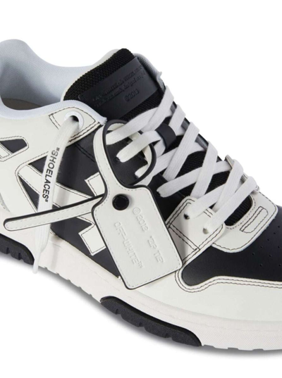 Shop Off-white Out Of Office Calf Leather In Black