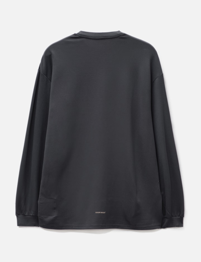 Shop Goopimade ® “g_model-01” 3d Long Sleeve Pocket T-shirt In Grey