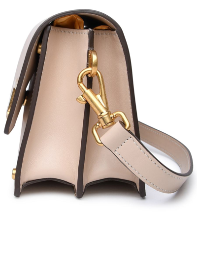 Shop Tod's Beige Leather Bag In Cream