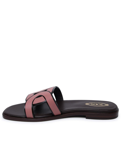 Shop Tod's Ciabatta In Pink