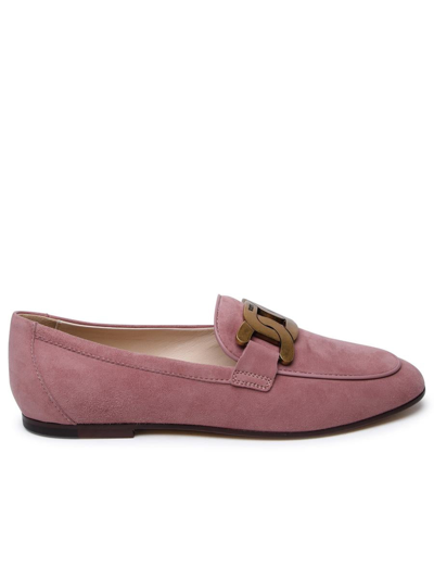 Shop Tod's Mocassino Kate In Pink
