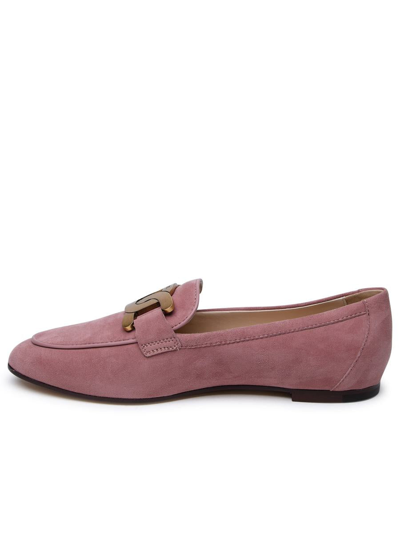 Shop Tod's Mocassino Kate In Pink