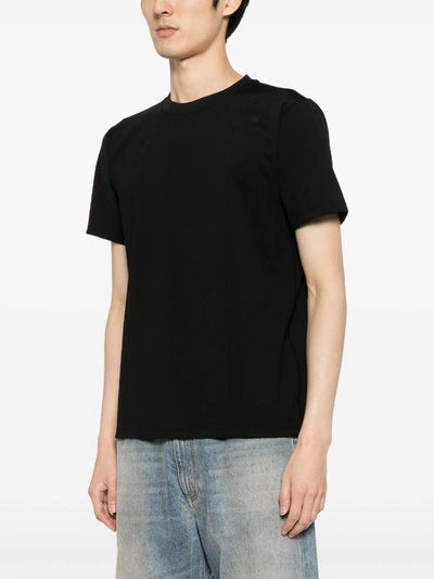 Shop Recto Men Sustainable Tech Jersey Round Neck T-shirt In Black