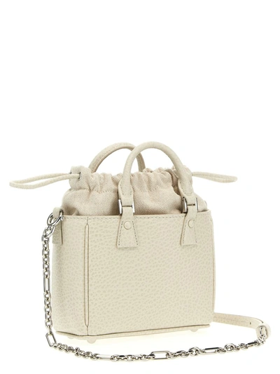 Shop Maison Margiela '5ac Tote Horizontal' Handbag In Gray