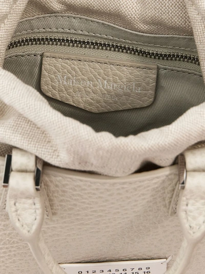 Shop Maison Margiela '5ac Tote Horizontal' Handbag In Gray