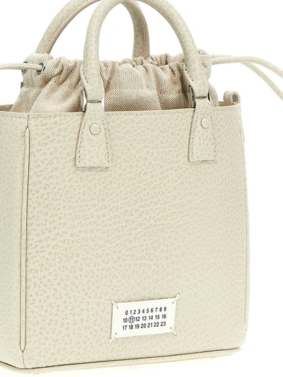 Shop Maison Margiela '5ac Tote Vertical' Handbag In Gray