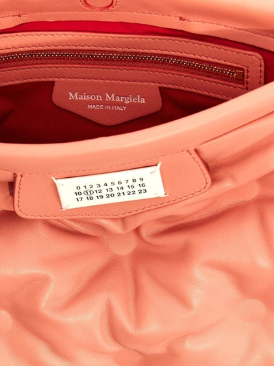 Shop Maison Margiela 'glam Slam Classique Small' Clutch In Pink