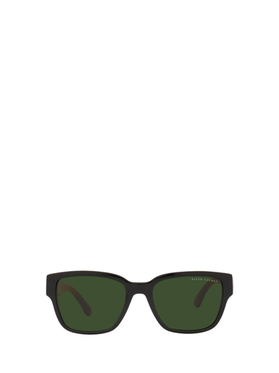Shop Ralph Lauren Eyewear Suqare Frame Sunglasses In Black