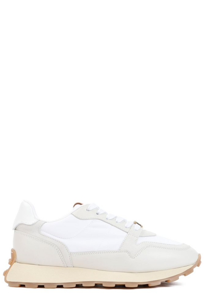 Shop Tod's Panelled Low In Beige