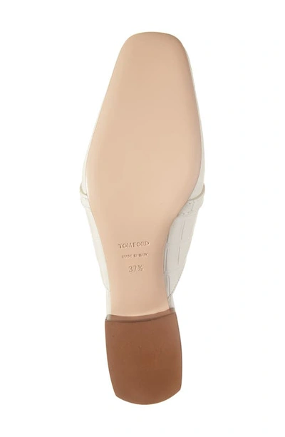 Shop Tom Ford Whitney Loafer Mule In Cream